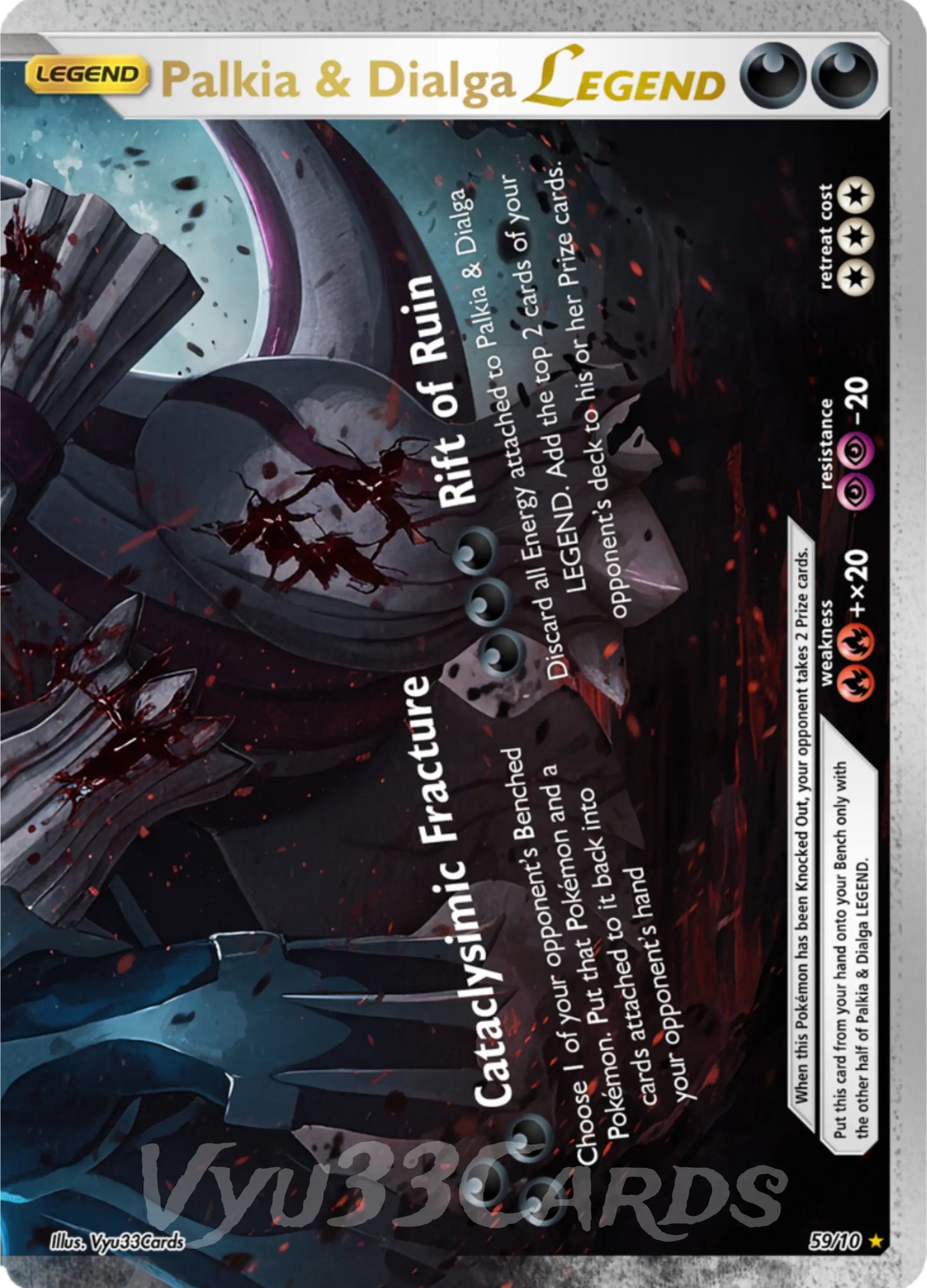 Palkia & Dialga Bottom Horror Card My Store