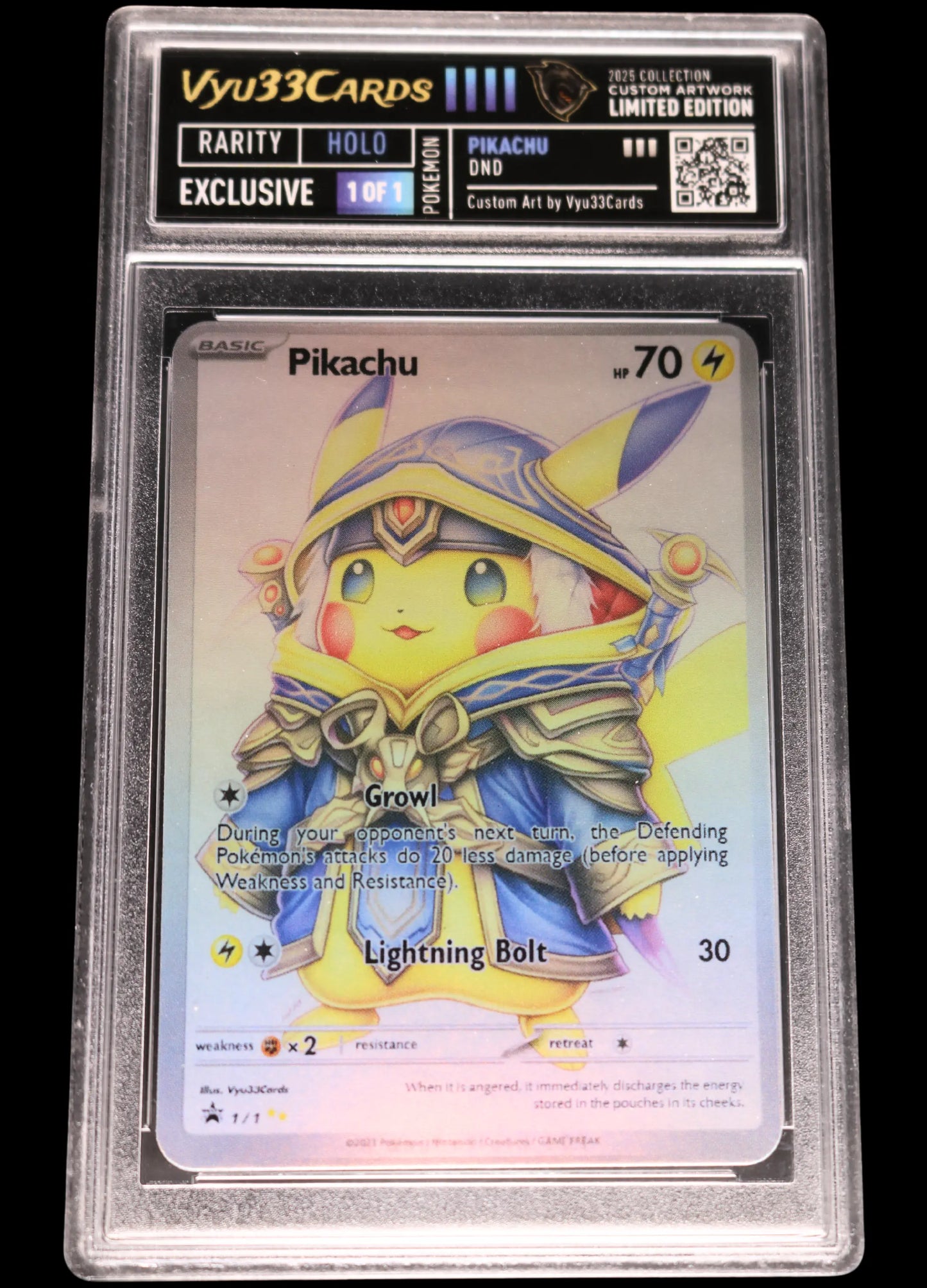 Exclusive 1 of 1 - DND Pikachu Slab My Store