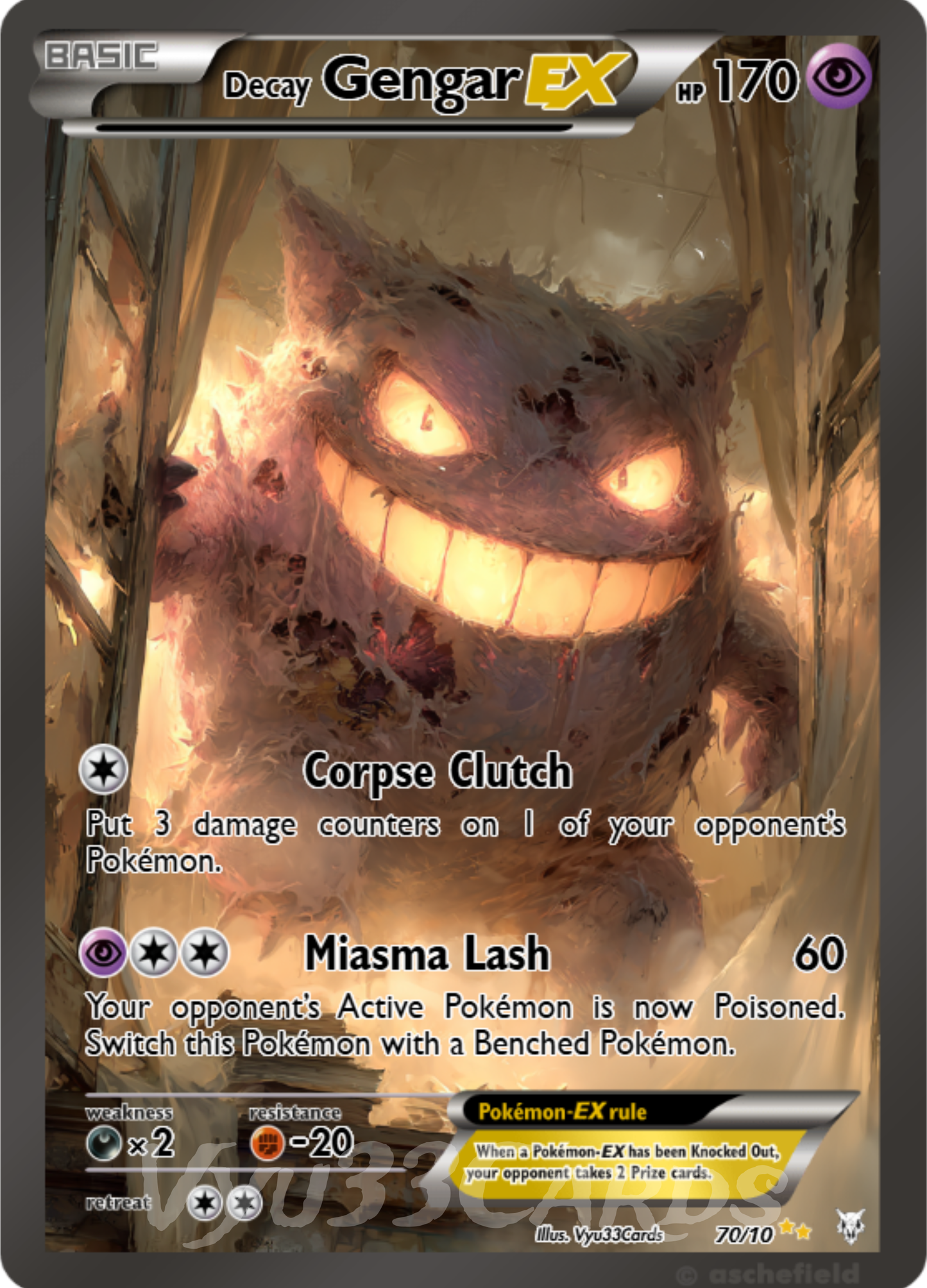Gengar Horror Card