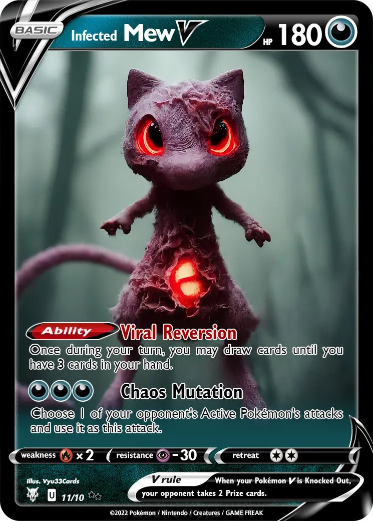 Mew Horror Card My Store