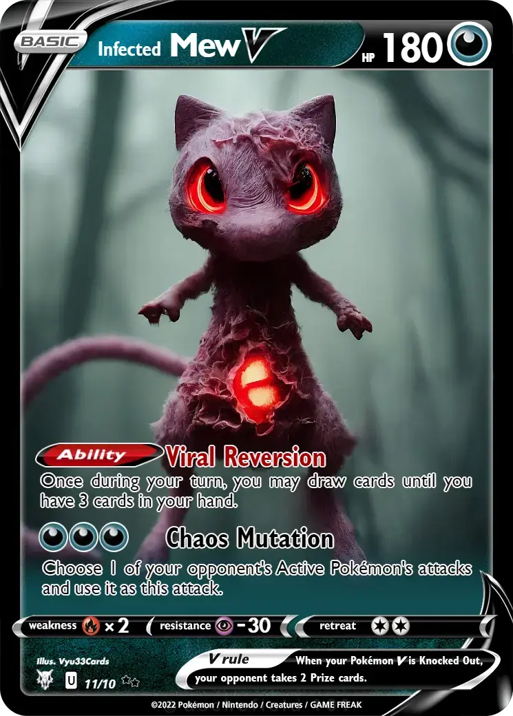 Mew Horror Card My Store