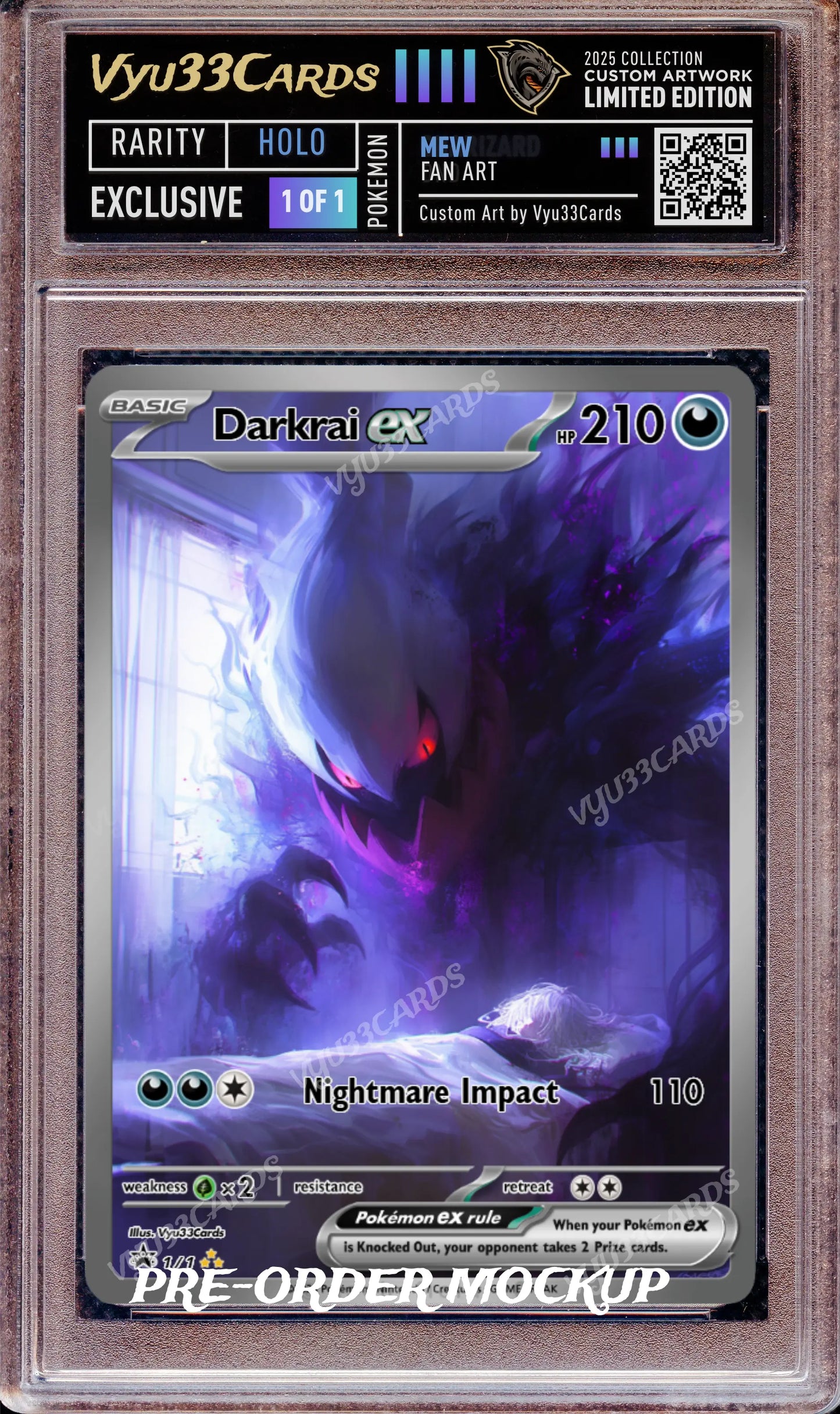 Exclusive 1 of 1 - Horror Darkrai Slab My Store
