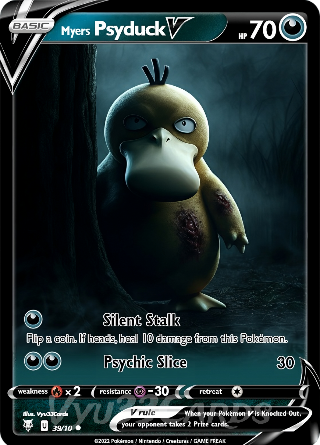 Psyduck Horror Card