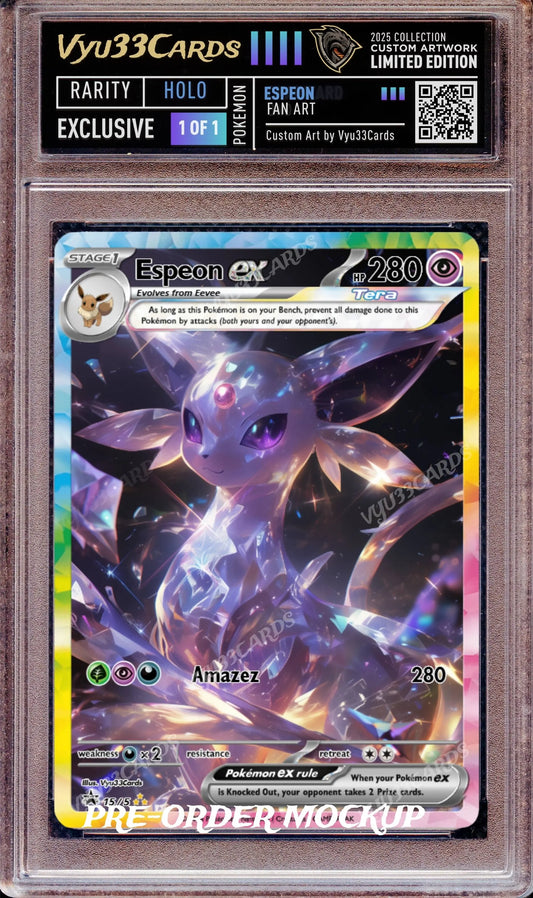 Exclusive 1 of 1 - Crystal Espeon Slab My Store