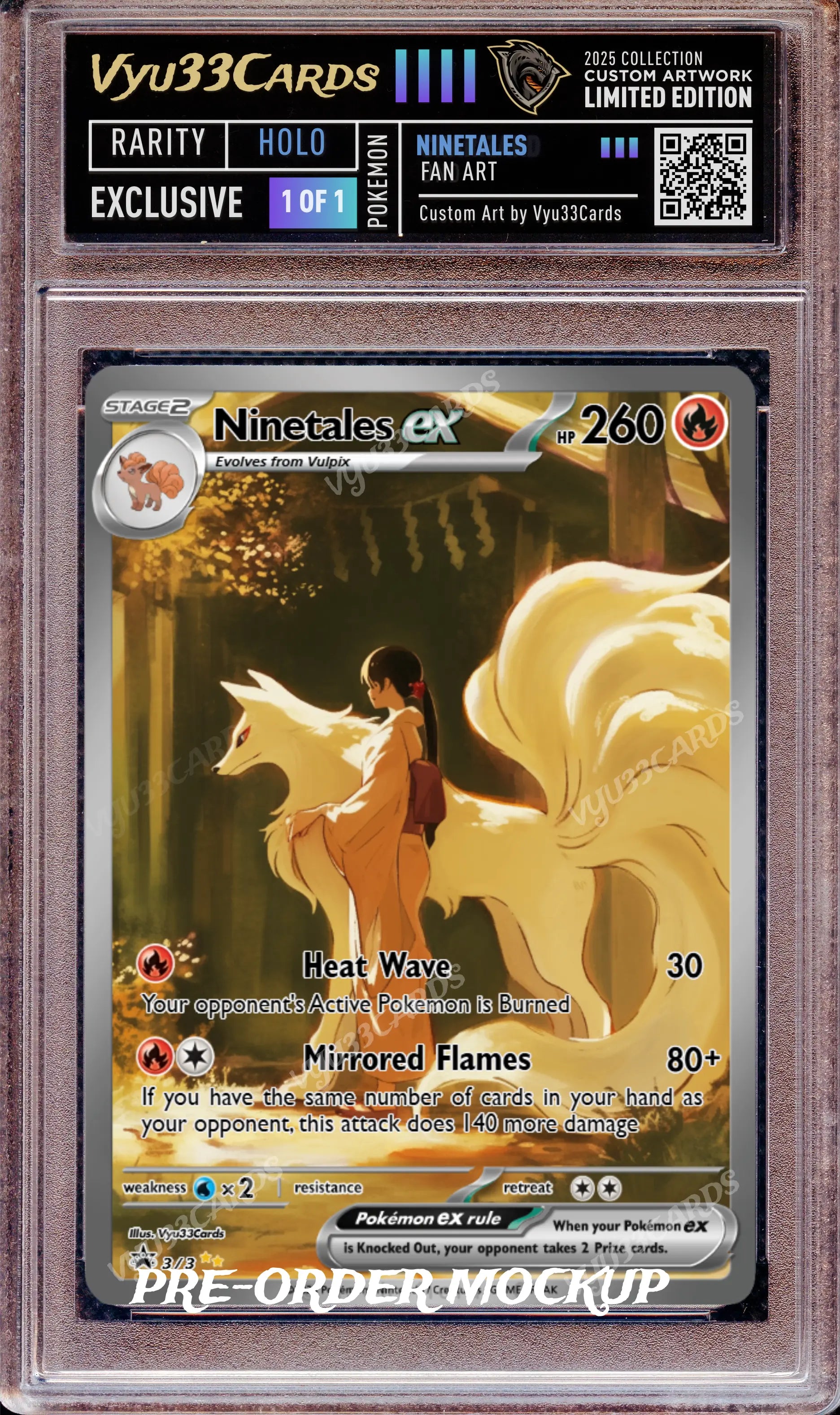 Exclusive 1 of 1 - Gatari Ninetales Slab My Store