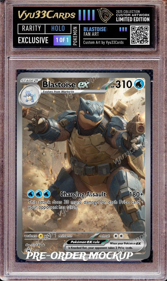 Exclusive 1 of 1 - War Blastoise Slab My Store