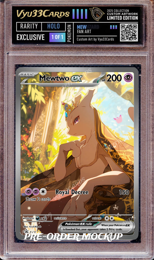 Exclusive 1 of 1 - Royal Mewtwo Slab My Store