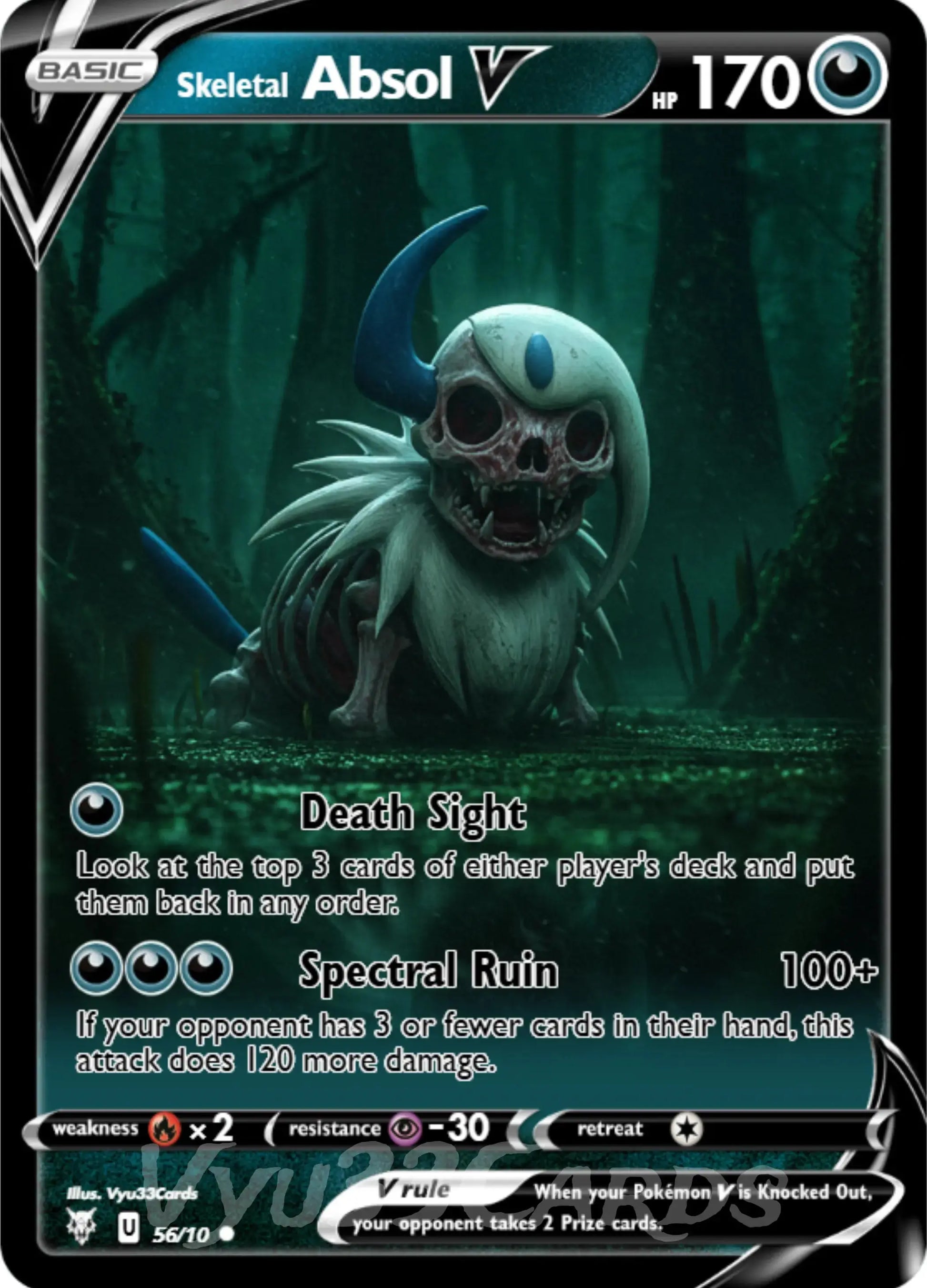 Absol Horror Card My Store