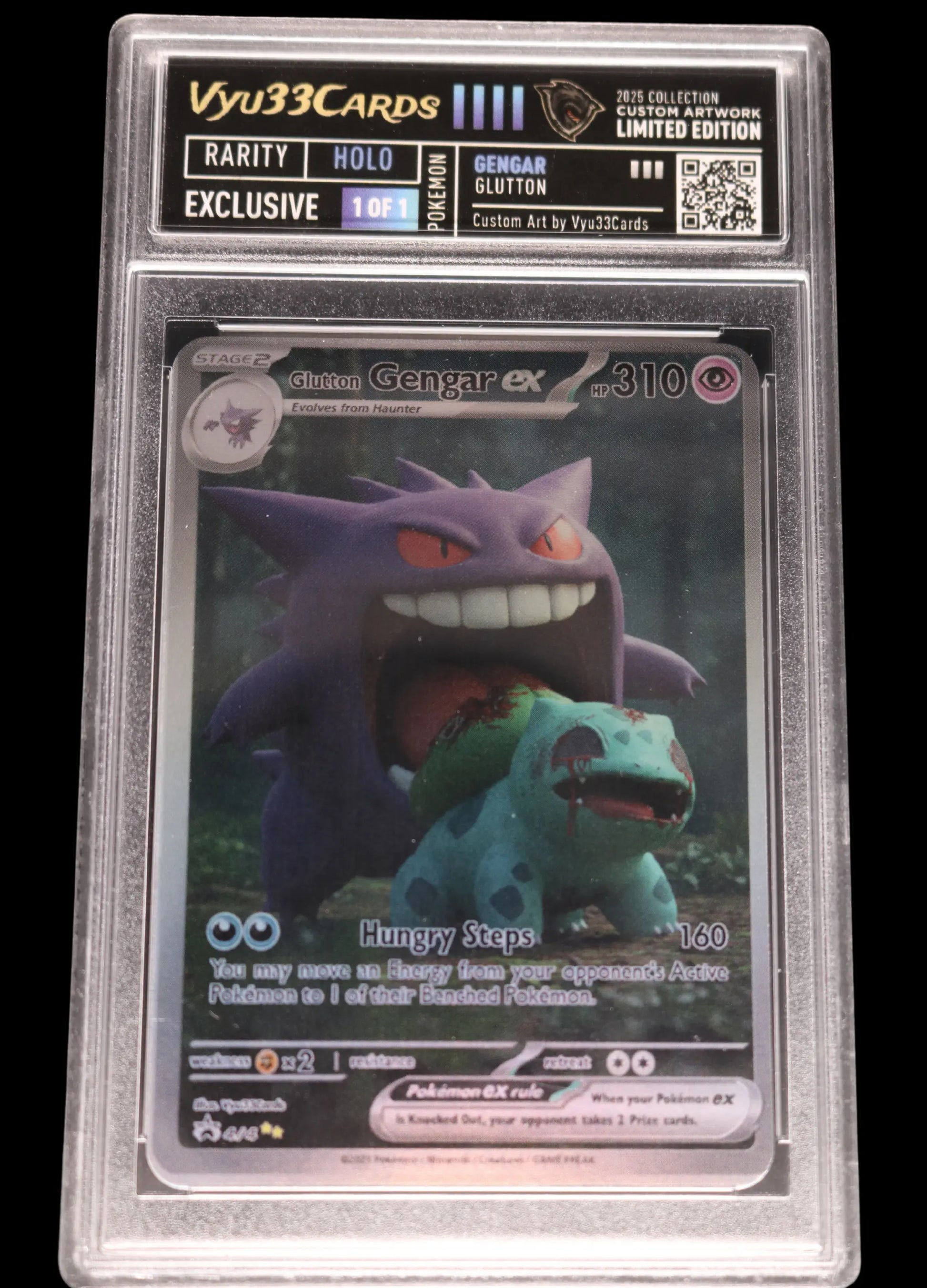 Exclusive 1 of 1 - Glutton Gengar Slab Collection (4) - Vyu33Cards Exclusive 1 of 1 - Glutton Gengar Slab Collection (4) - Vyu33Cards