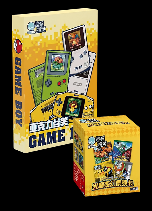 Pokémon Acrylic Gameboy Display And Lenticular Card Packs (10)