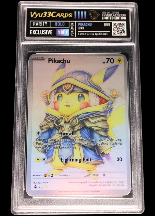 Exclusive 1 of 1 - DND Pikachu Slab My Store