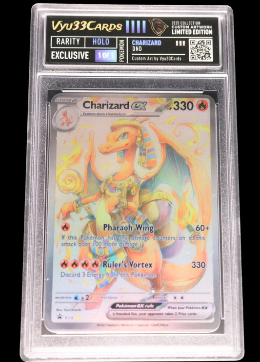 Exclusive 1 of 1 - DND Charizard Slab My Store