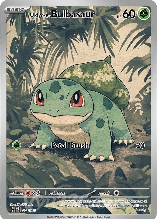 Bulbasaur Ukiyo-e Card My Store