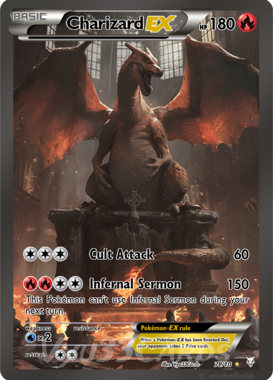 (Pre-Order) Charizard Horror Card