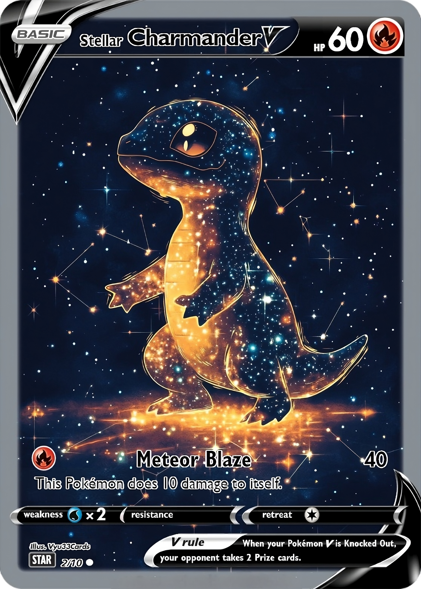 Charmander Stellar Card