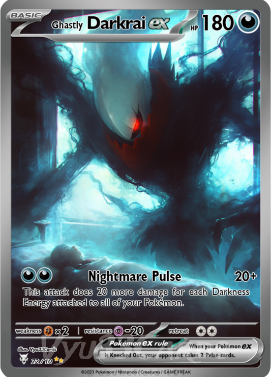 (Pre-Order) Darkrai Horror Card