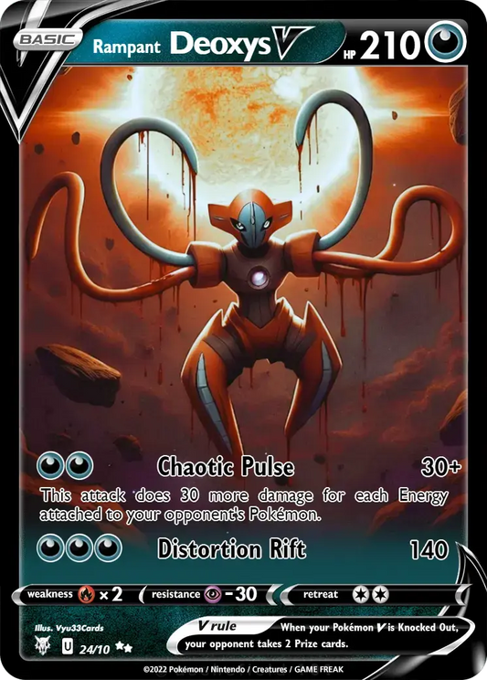 Deoxys Horror Card My Store