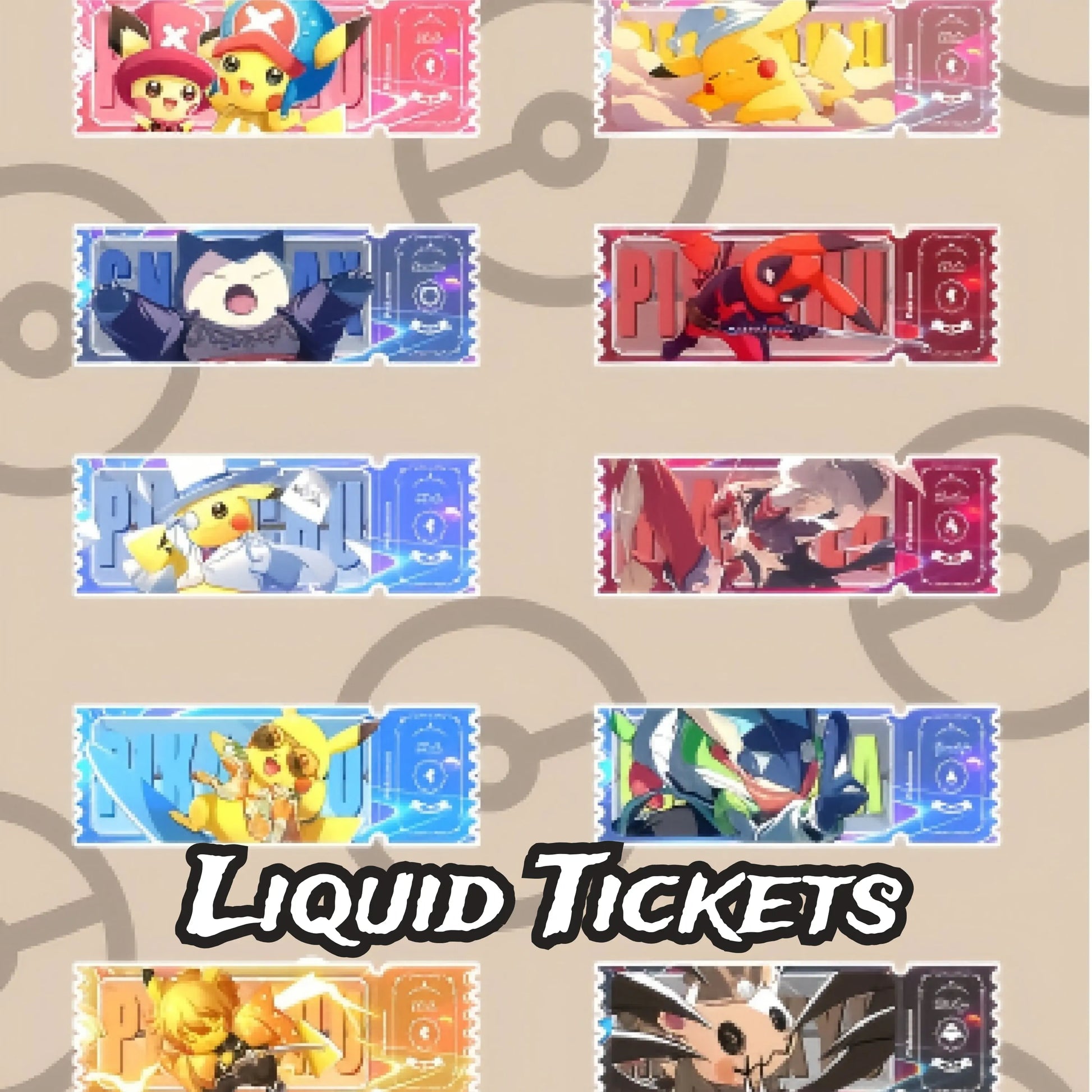 WHOLESALE Quicksand Liquid Acrylic Ticket Case Vyu33Cards