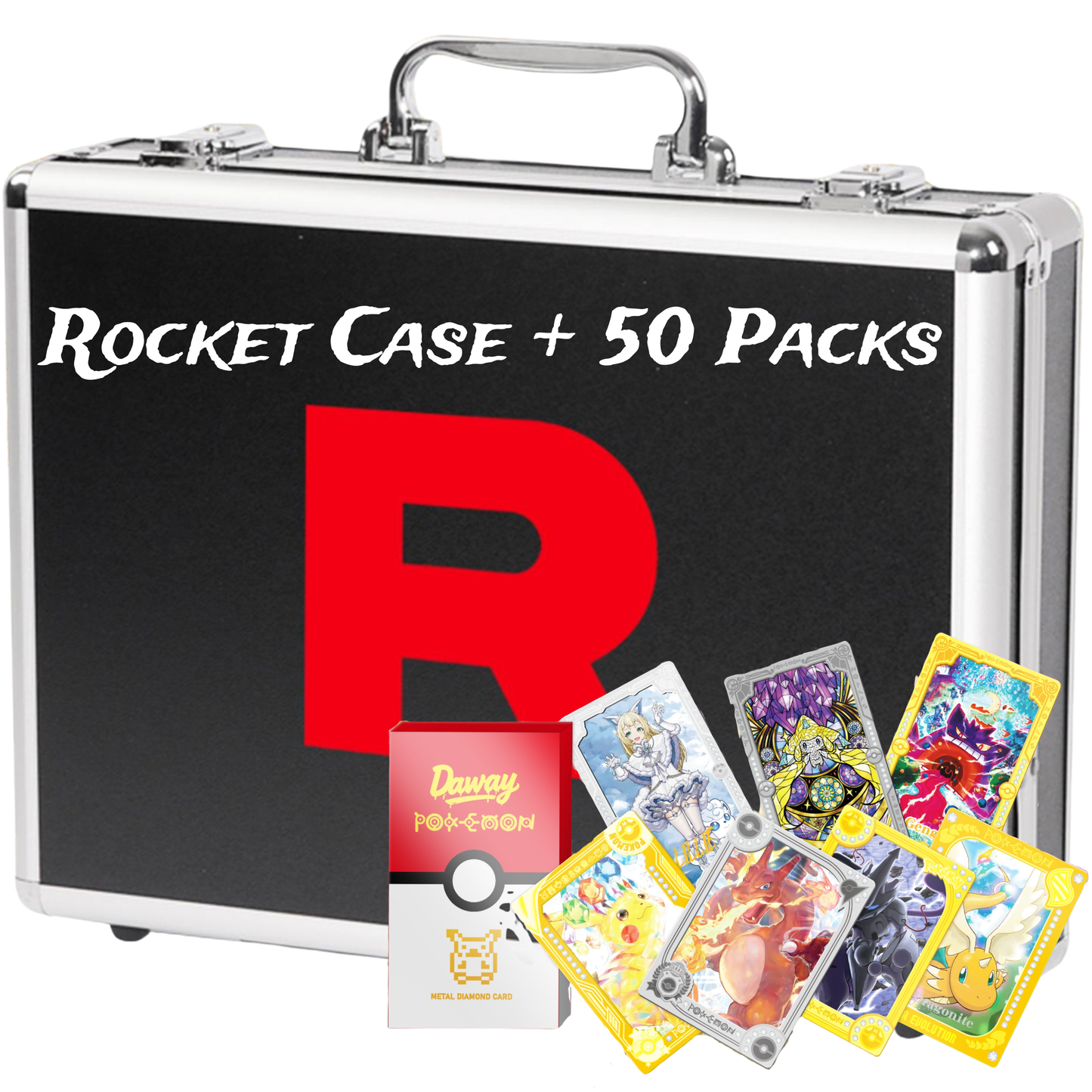 DAWAY Diamond Metal Pokemon Card Pack