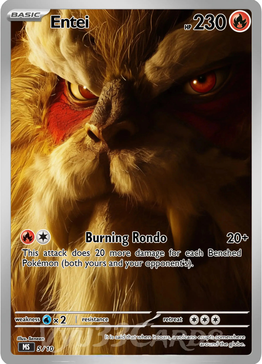 Entei Macro Card - Vyu33Cards