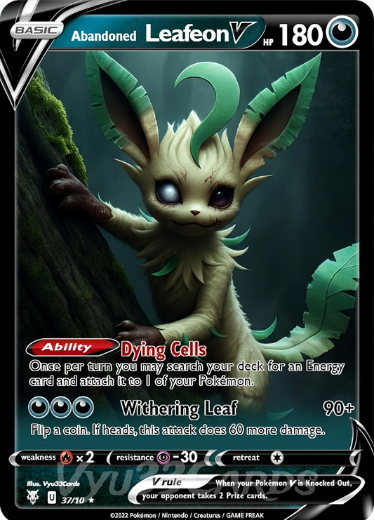 Leafeon Horror Card