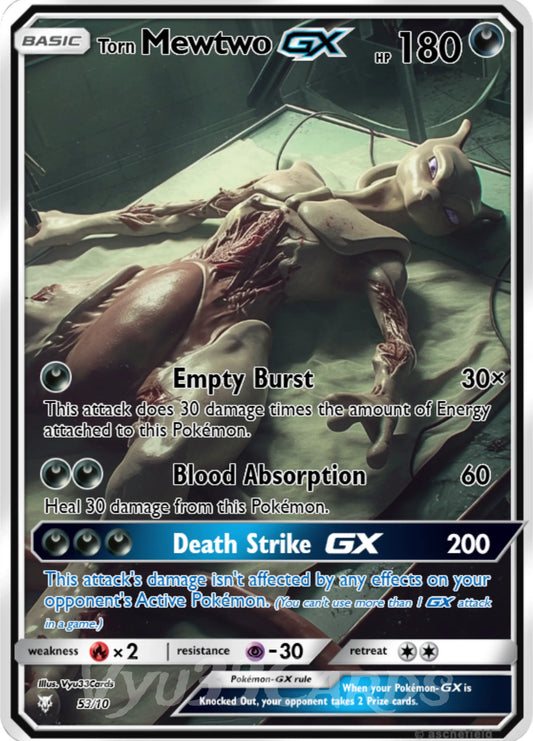 Mewtwo GX Horror Card My Store