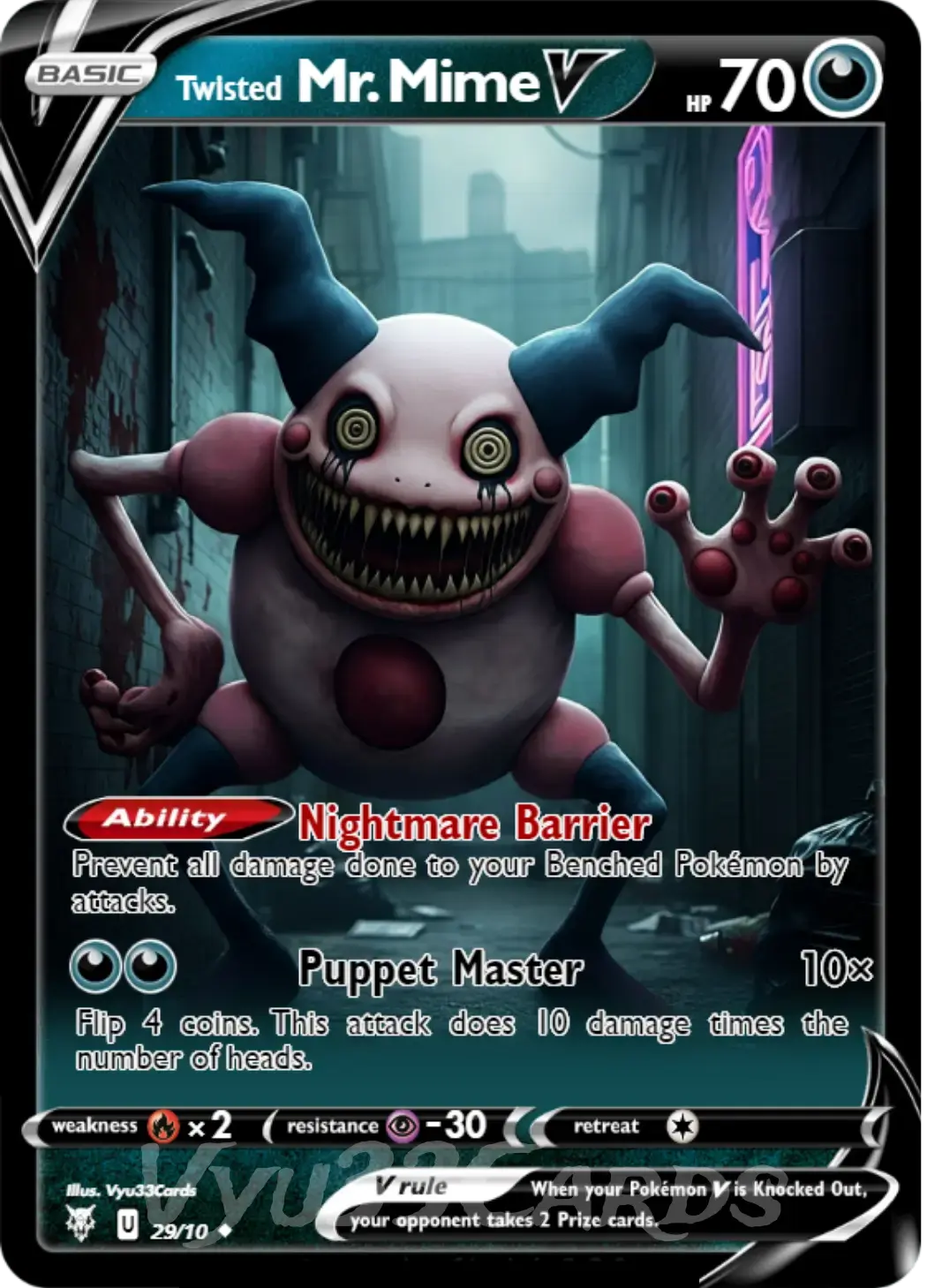 (Bundle) MASTER SET Horror Cards 1-60 Vyu33Cards