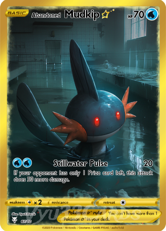 (Pre-Order) Mudkip Horror Card