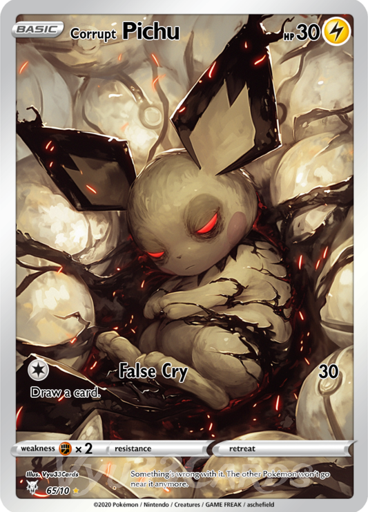 (Pre-Order) Pichu Horror Card