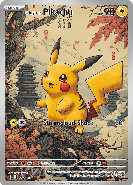 Pikachu Ukiyo-e Card My Store