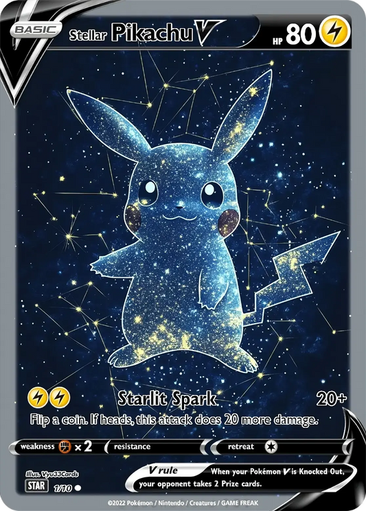 Pikachu Stellar Card My Store