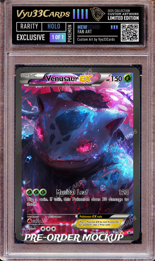 Exclusive 1 of 1 - Music Venusaur Slab My Store