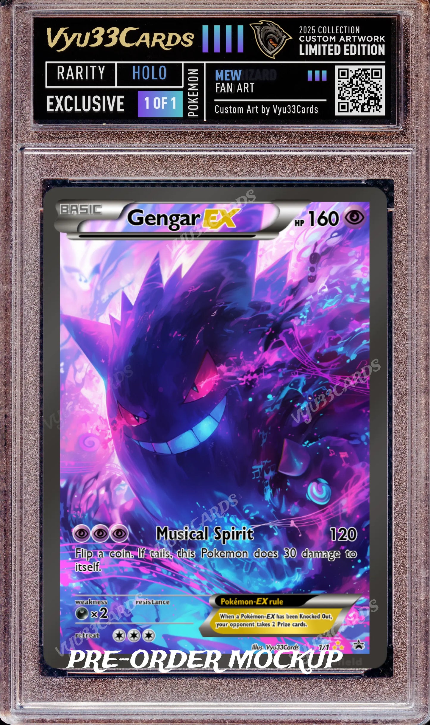 Exclusive 1 of 1 - Music Gengar Slab My Store