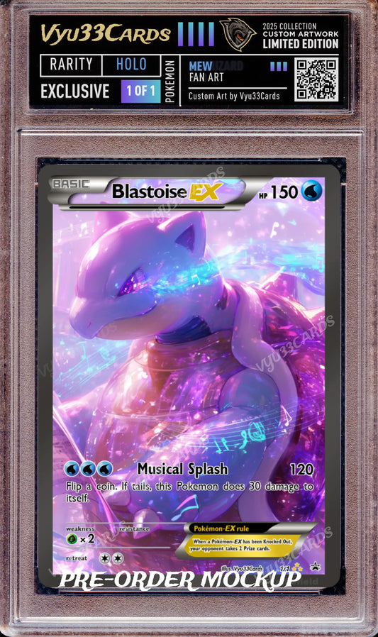 Exclusive 1 of 1 - Music Blastoise Slab My Store