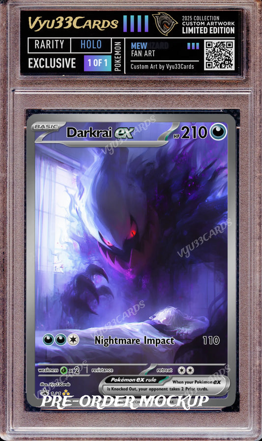Exclusive 1 of 1 - Horror Darkrai Slab My Store