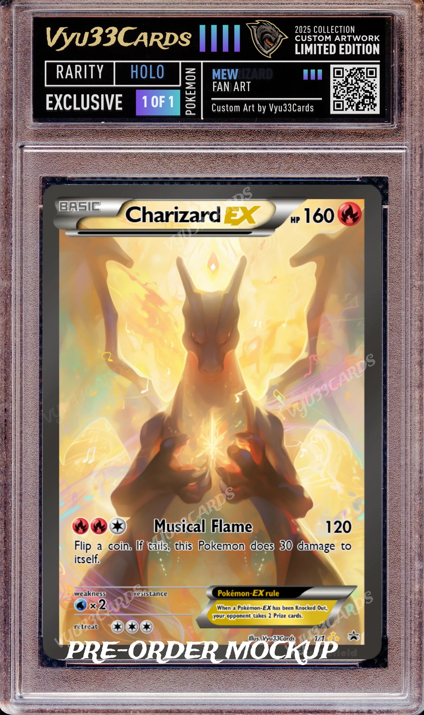 Exclusive 1 of 1 - Music Charizard Slab My Store
