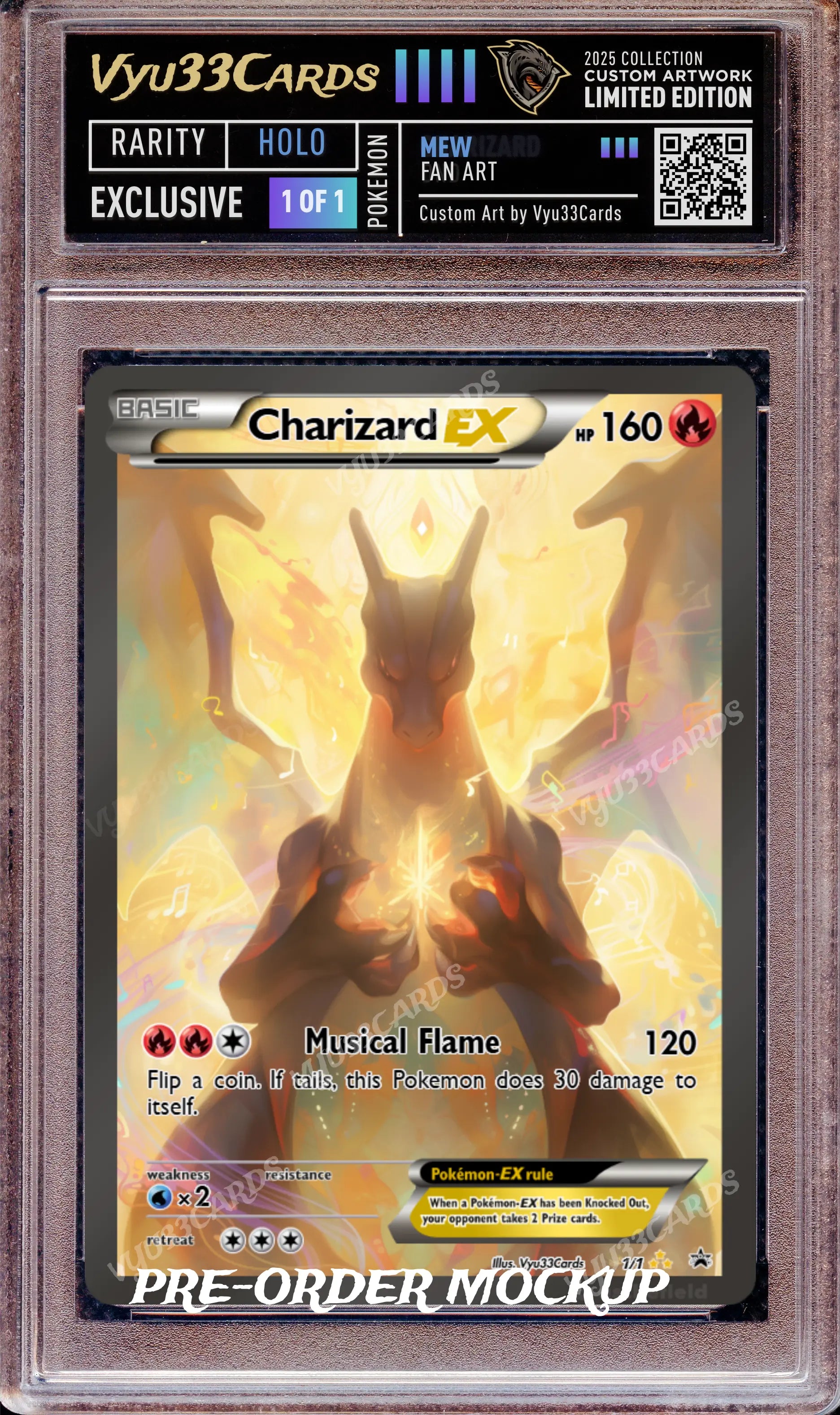 Exclusive 1 of 1 - Music Charizard Slab My Store