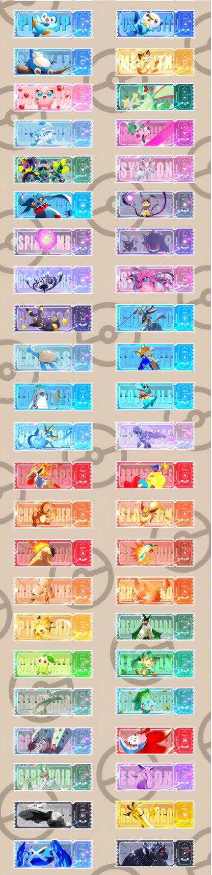 Pre-Order Quicksand Liquid Acrylic Pokémon Ticket Pack
