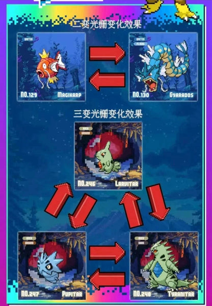 Pokémon Acrylic Gameboy Display And Lenticular Card Packs (10)