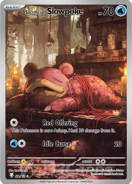 (Pre-Order) Slowpoke Horror Card