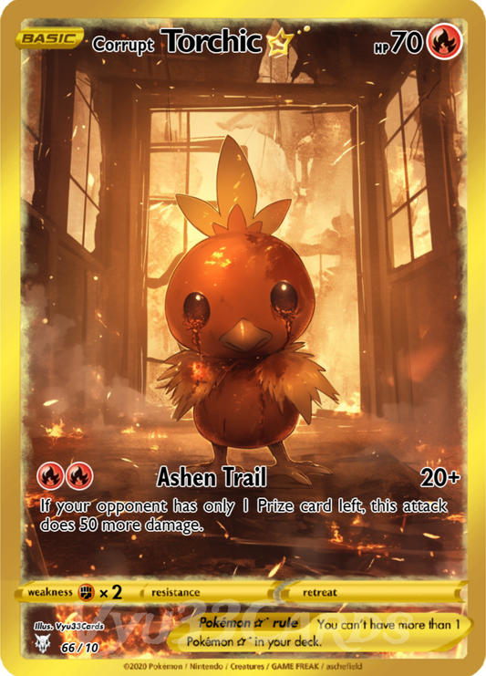 (Pre-Order) Torchic Horror Card