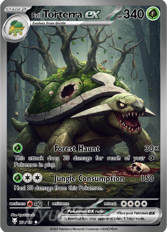 (Pre-Order) Torterra Horror Card