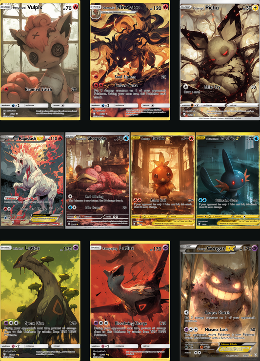 (Pre-Order) (Bundle) Horror Cards 61-70