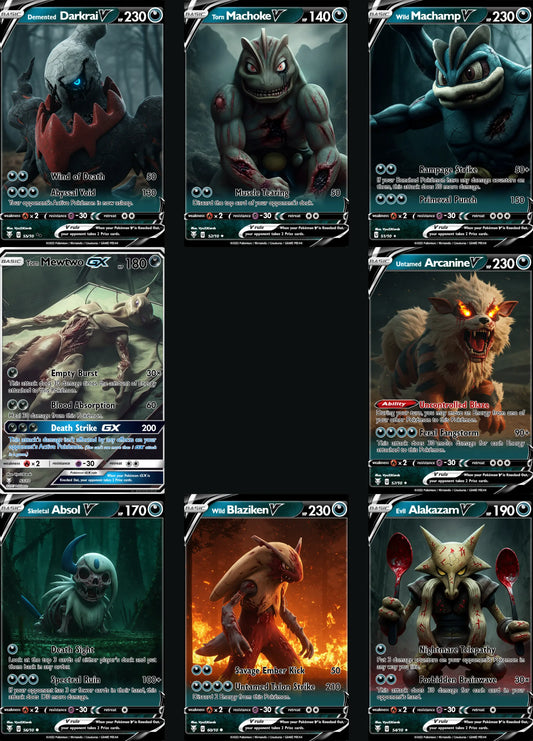 (Bundle) Horror Cards 51-60 Vyu33Cards