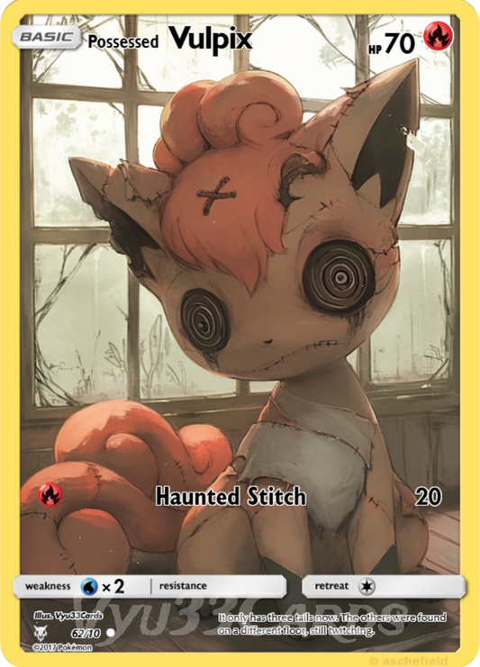 (Pre-Order) Vulpix Horror Card