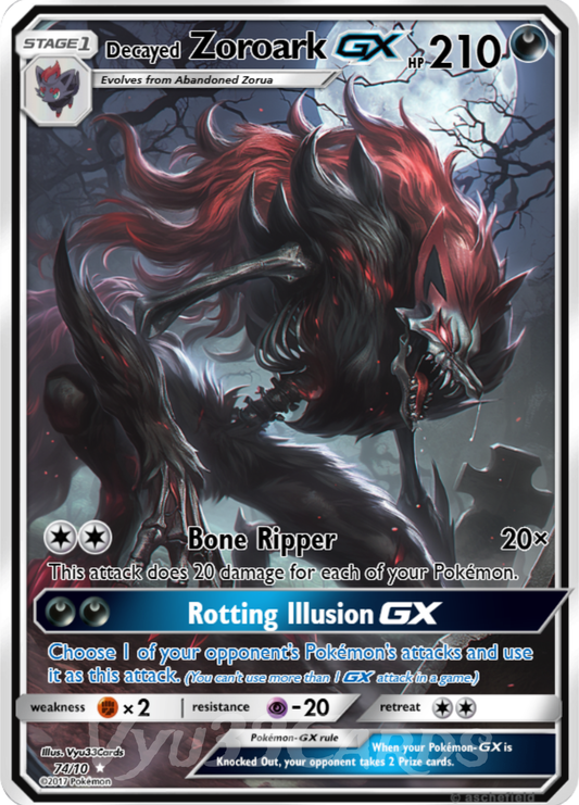 (Pre-Order) Zoroark Horror Card