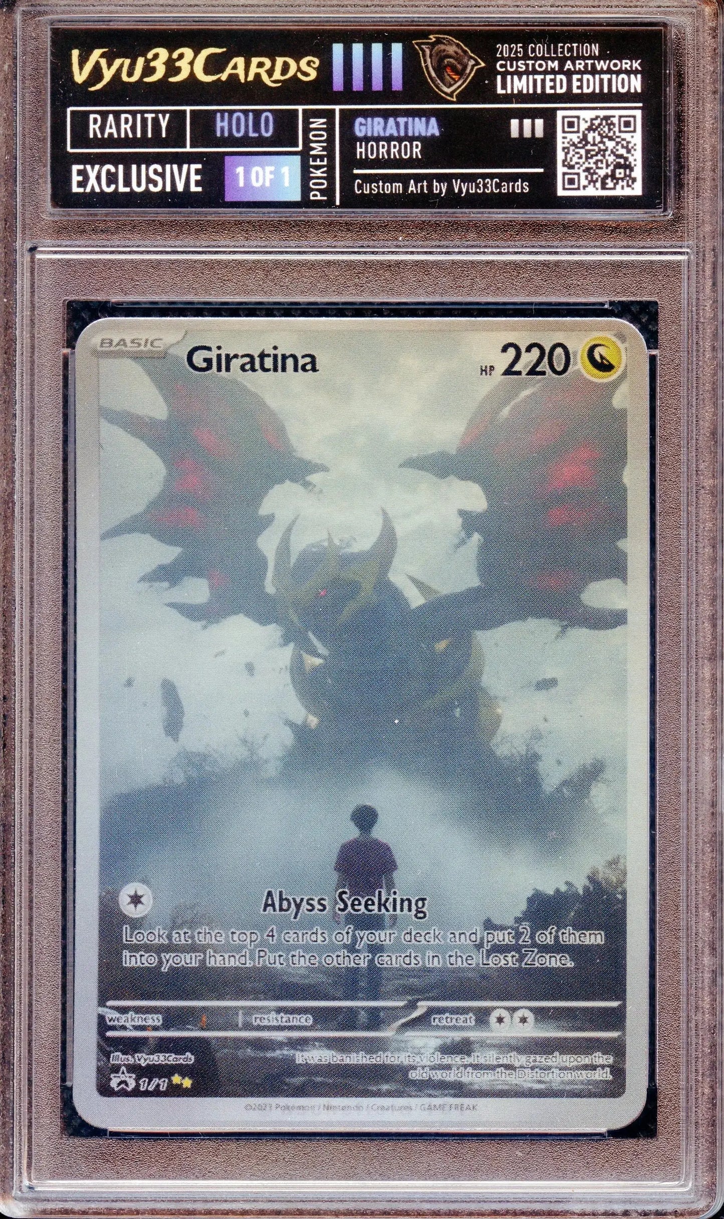 Exclusive 1 of 1 - Horror Giratina Slab My Store