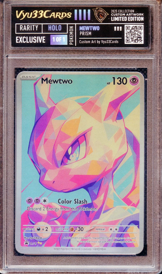 Exclusive 1 of 1 - Prism Mewtwo Slab My Store
